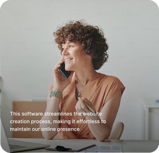Woman on phone